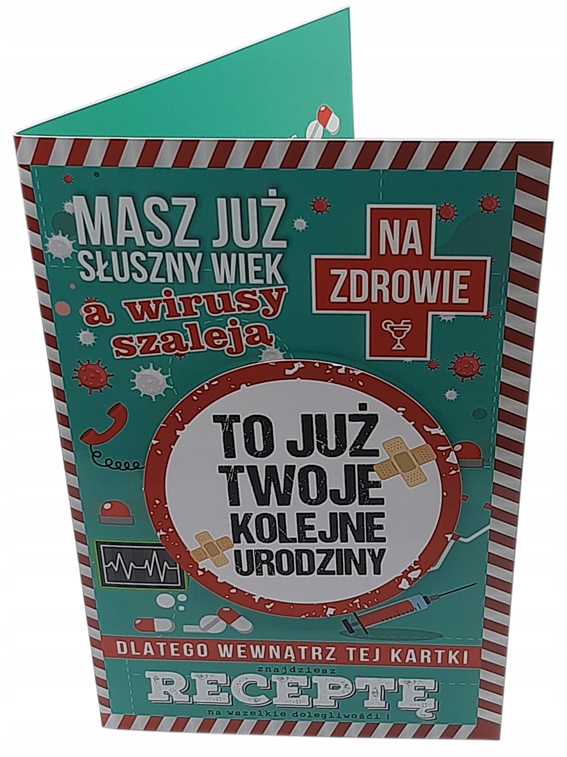

na urodziny kartka z receptą