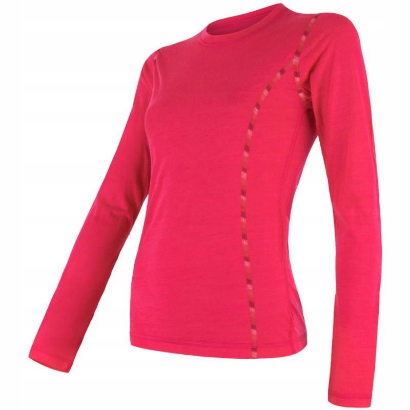 Sensor Triko Merino Air dámské dlouhý purpurová XL