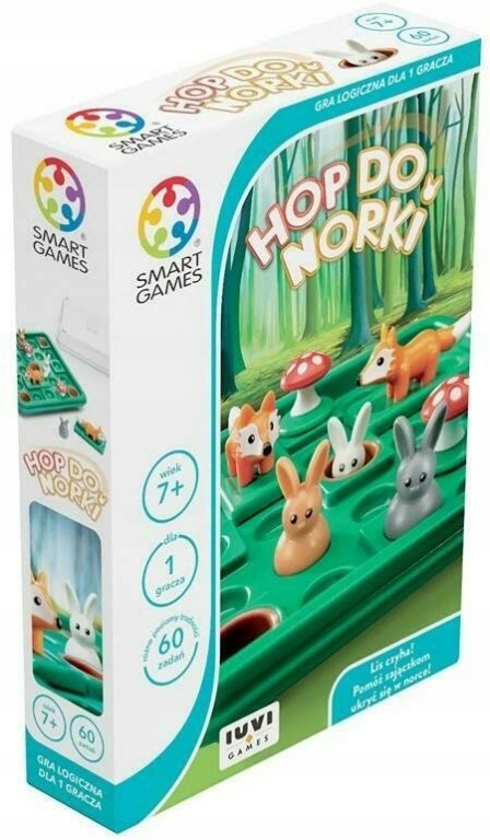 SMART GAMES HOP DO NORKI GRA LOGICZNA OD 7 LAT