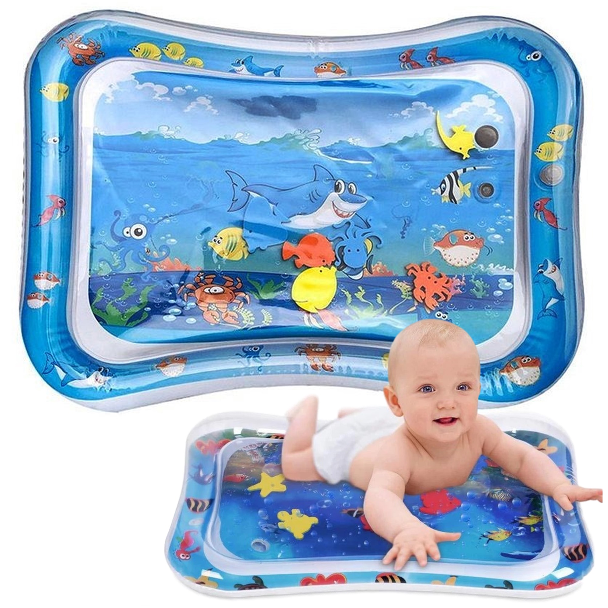 MATA EDUKACYJNA WODNA DMUCHANA SENSORYCZNA - OCEAN