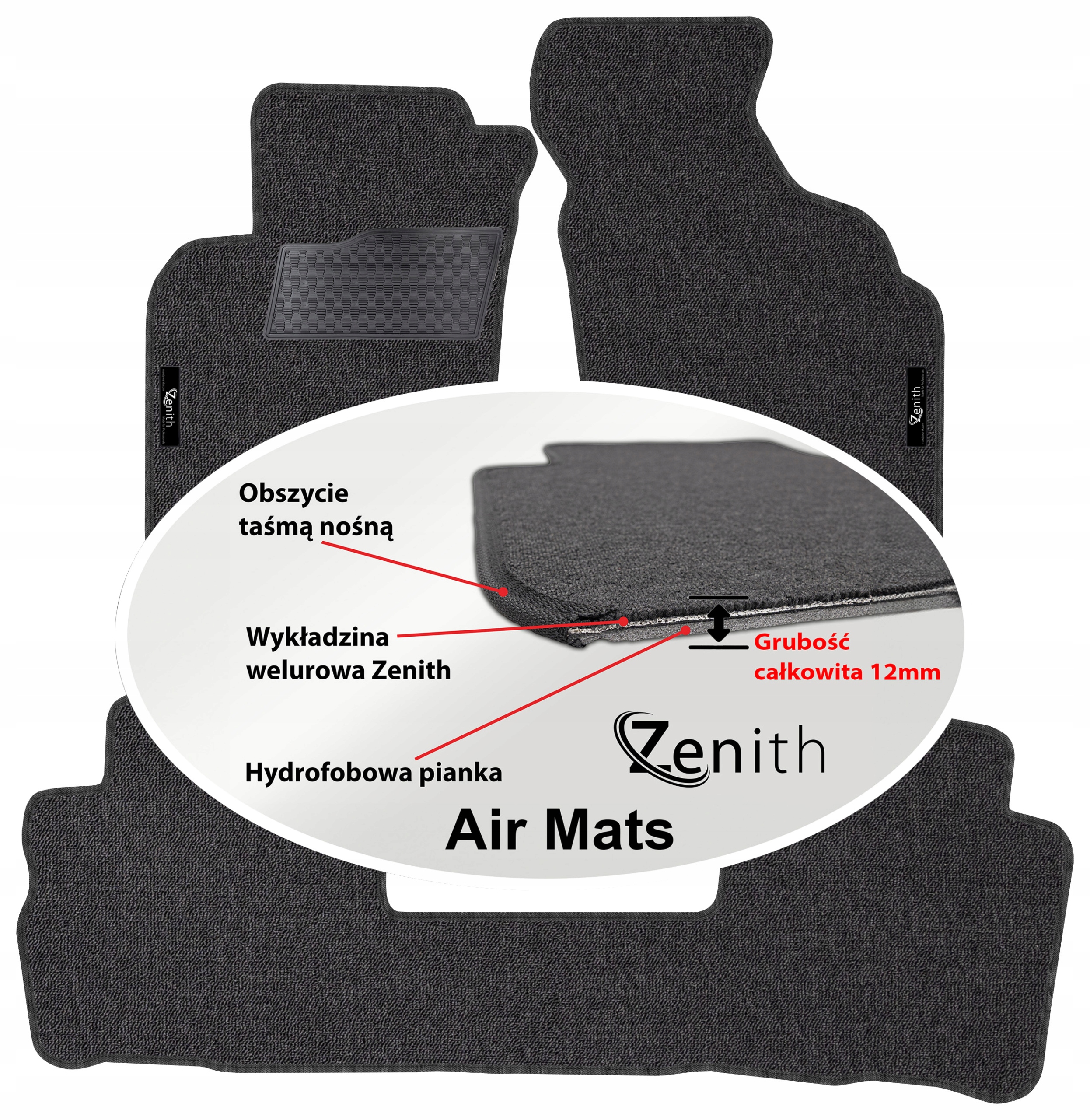 Honda Hr-v I 5D 1999-2006 Velúrové koberčeky do auta Zenith Air Mats