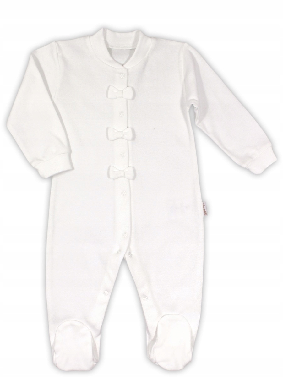 Pajacyk kremowy PRINCESS pajac Nicol kokardki 74