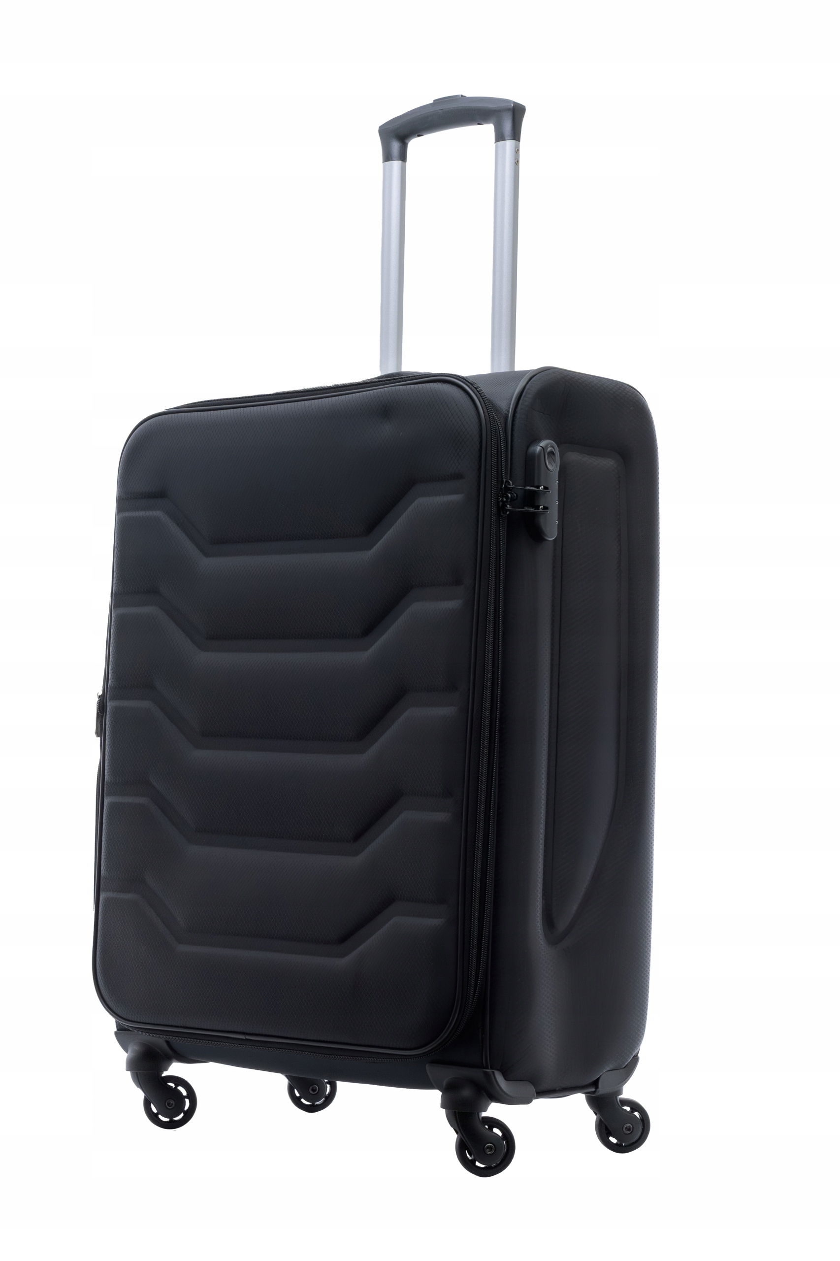 Walizka Podróżna Średnia Bagia Berg Materiałowa 4 Koła