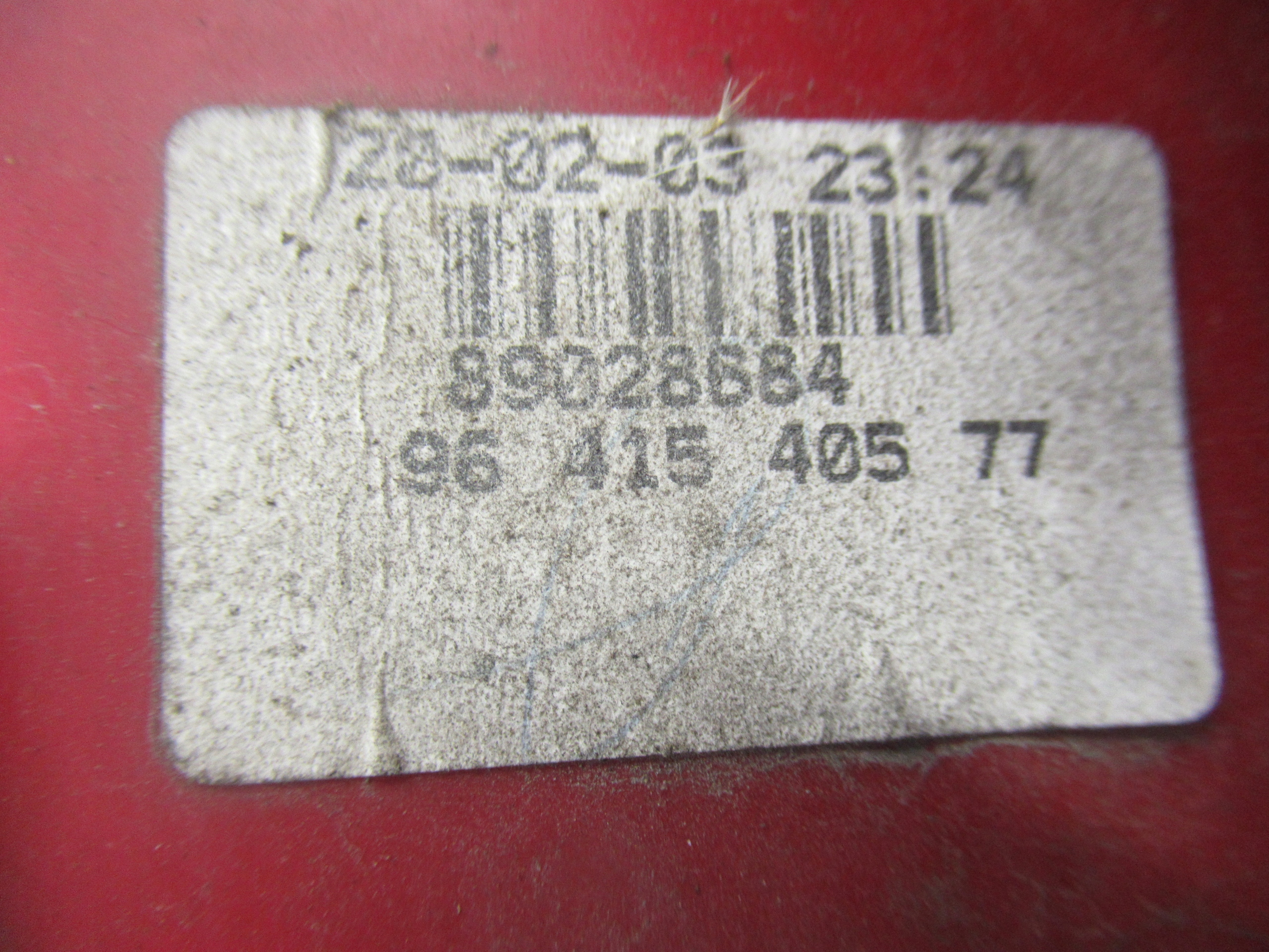 light right rear PEUGEOT 206 VALEO 2003