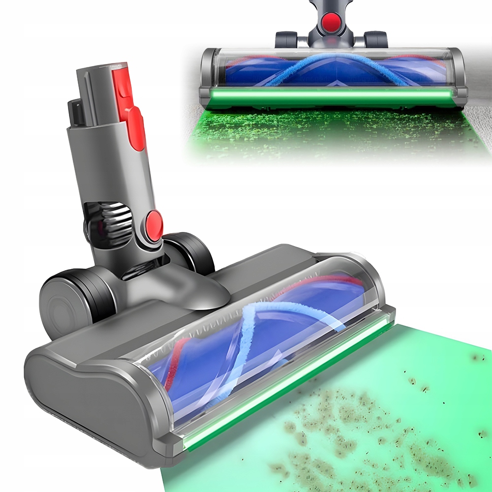 Měkká Turbo Elektro-kartáčka Pro Vysavač Dyson V7 V8 V10 V11 V15 Led