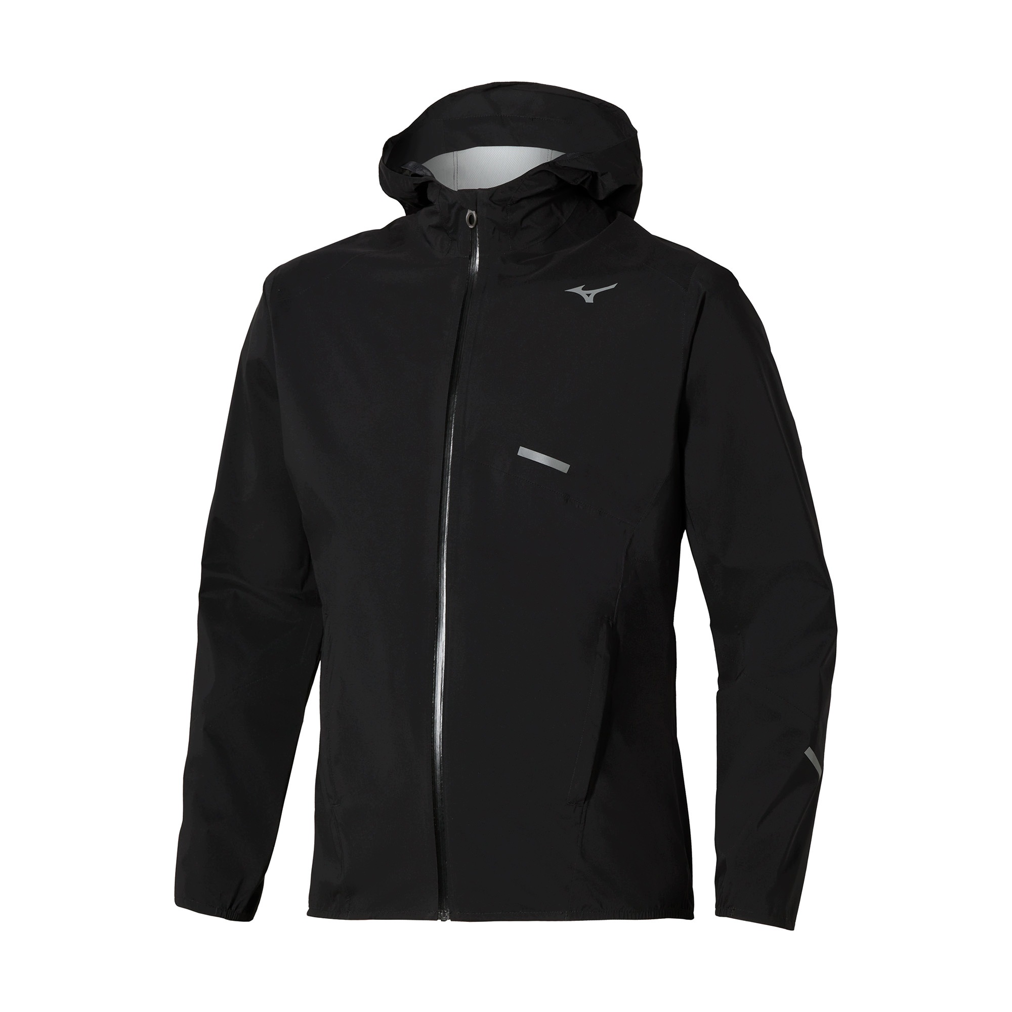 Kurtka do biegania męska Mizuno Trail Waterproof 20K Hooded black