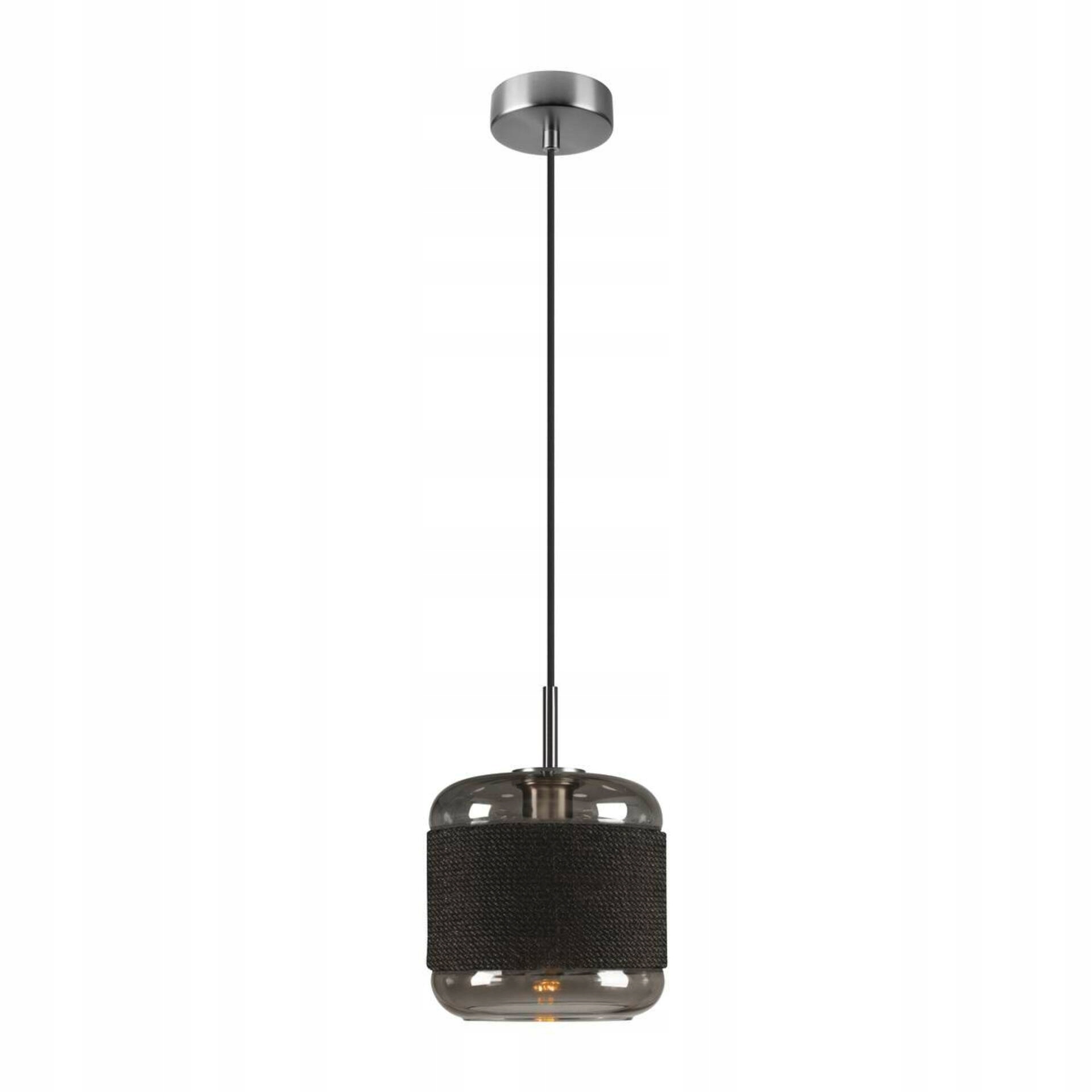 Závesné svietidlo Slv Pantilo Rope 20 E27 15W strieborná 250cm