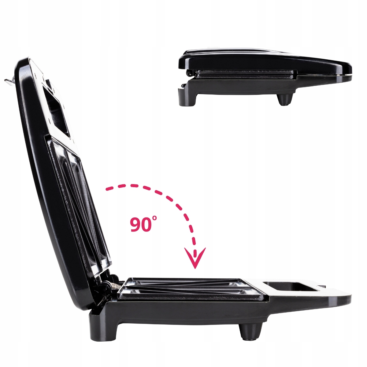 TOSTER OPIEKACZ SKŁADANY DO KANAPEK TOSTÓW SANDWICH KAMILLE Marka Kamille