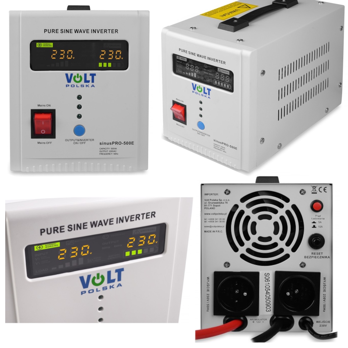 Volt Záložní zdroj Sinus Pro 500E 12V