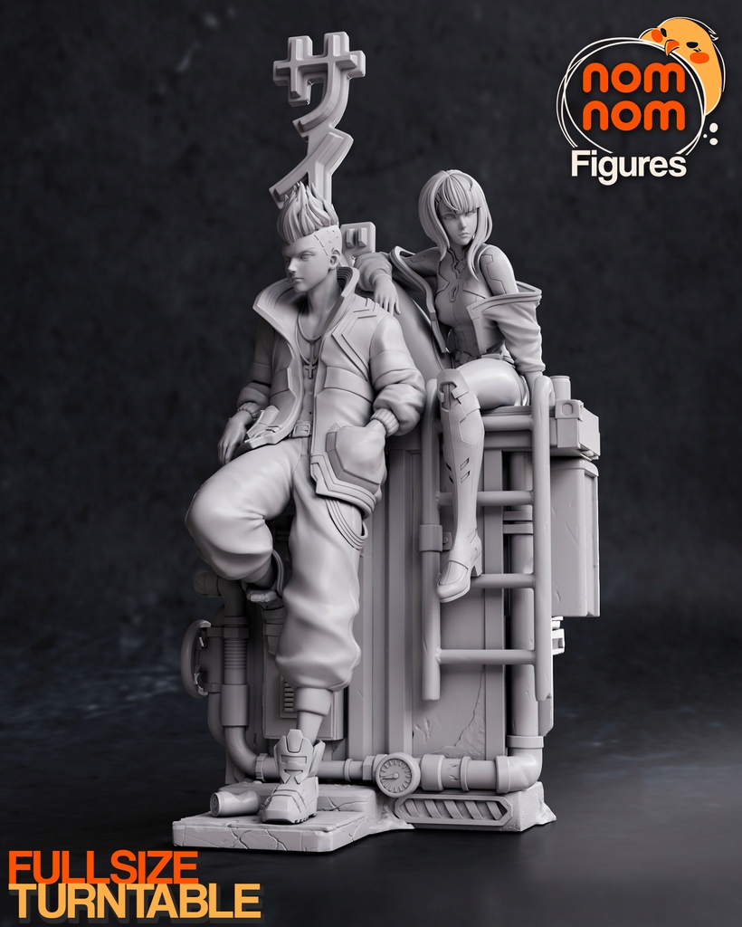 Figurka Lucy x David Cyberpunk: Edgerunners 3D 14K Mini Tiskárna snů
