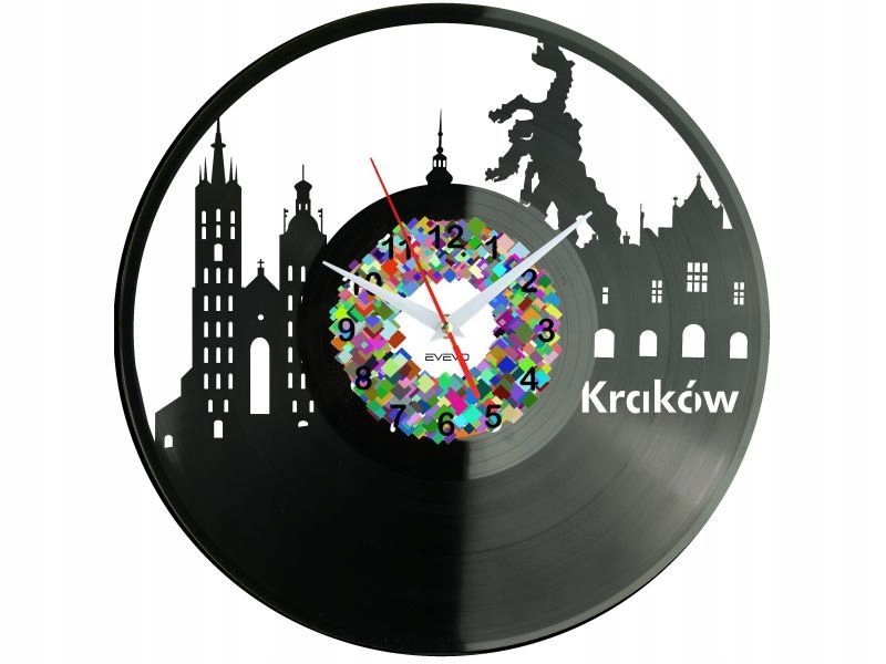 Krakov Město Polsko Nápad na Dárek Nástěnná Dekorace z vinylové desky