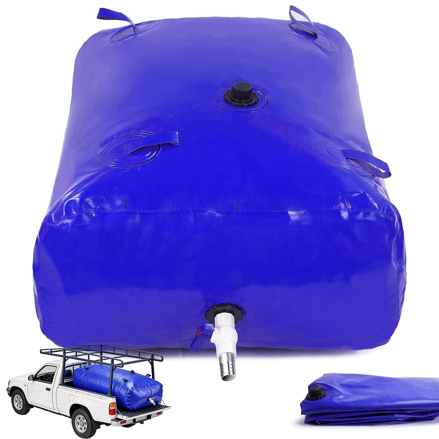 Vak Na Vodu 350 L Přenosný Pro Zahradu, Kemp, Zemědělství, Hašení Požáru