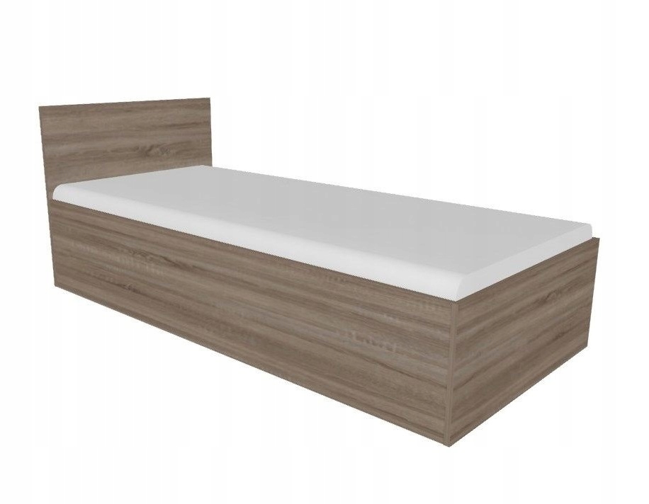 Łóżko ANDREA 100x200cm z pojemnikiem sonoma trufel