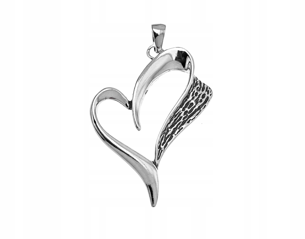 Přívěsek Přívěsek Velké Srdce Srdíčko Stříbrný 925