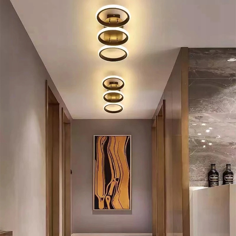 Lampa sufitowa LED PLAFON MODERN żyrandol 30W Kolor czarny