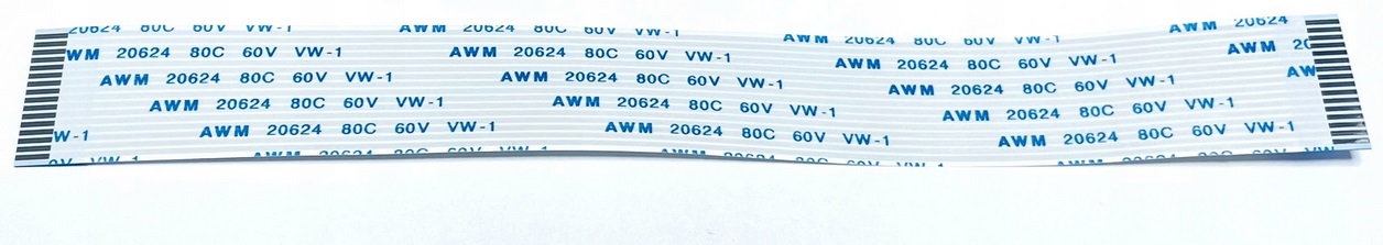 ELASTYCZNA TAŚMA KABLOWA FFC FPC RIBBON CABLE 16PIN RASTER 0.5MM 30CM TYP A Producent KBR Games