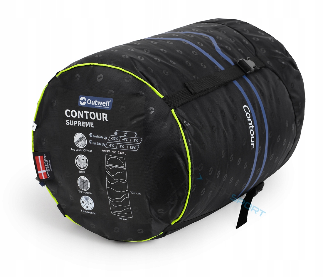 CIEPŁY ŚPIWÓR OUTWELL CONTOUR SUPREME Do -20st Model Contour Supreme