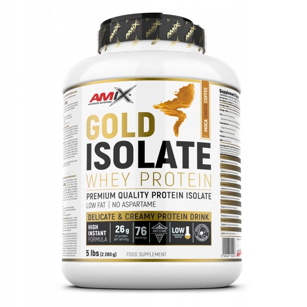 Gold Whey Protein Isolate 2280g moca choco coffee