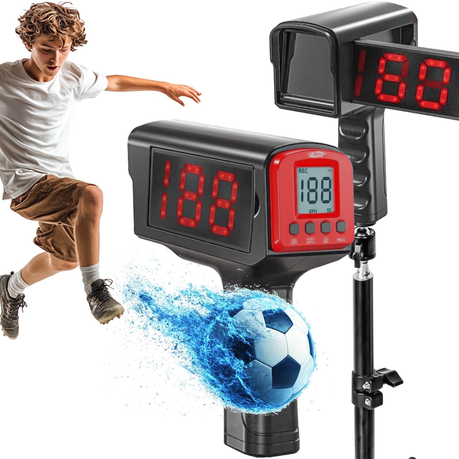 Sportovní Radar Pro Měření Rychlosti Míče Přesný Trénink Od 5 Do 199 Km