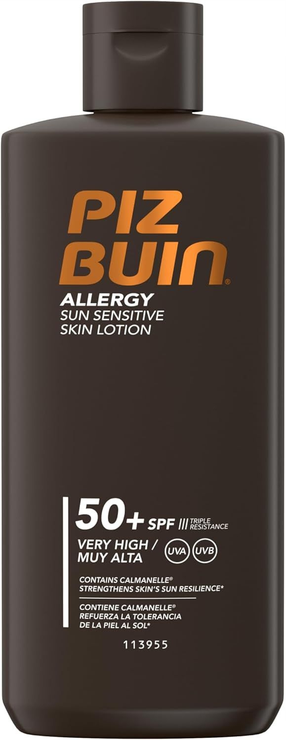 Piz Buin Suntan Lotion Pro Citlivou Pleť Alergickou Na Slunce Spf 50+ (sun Sensi Tiv E)