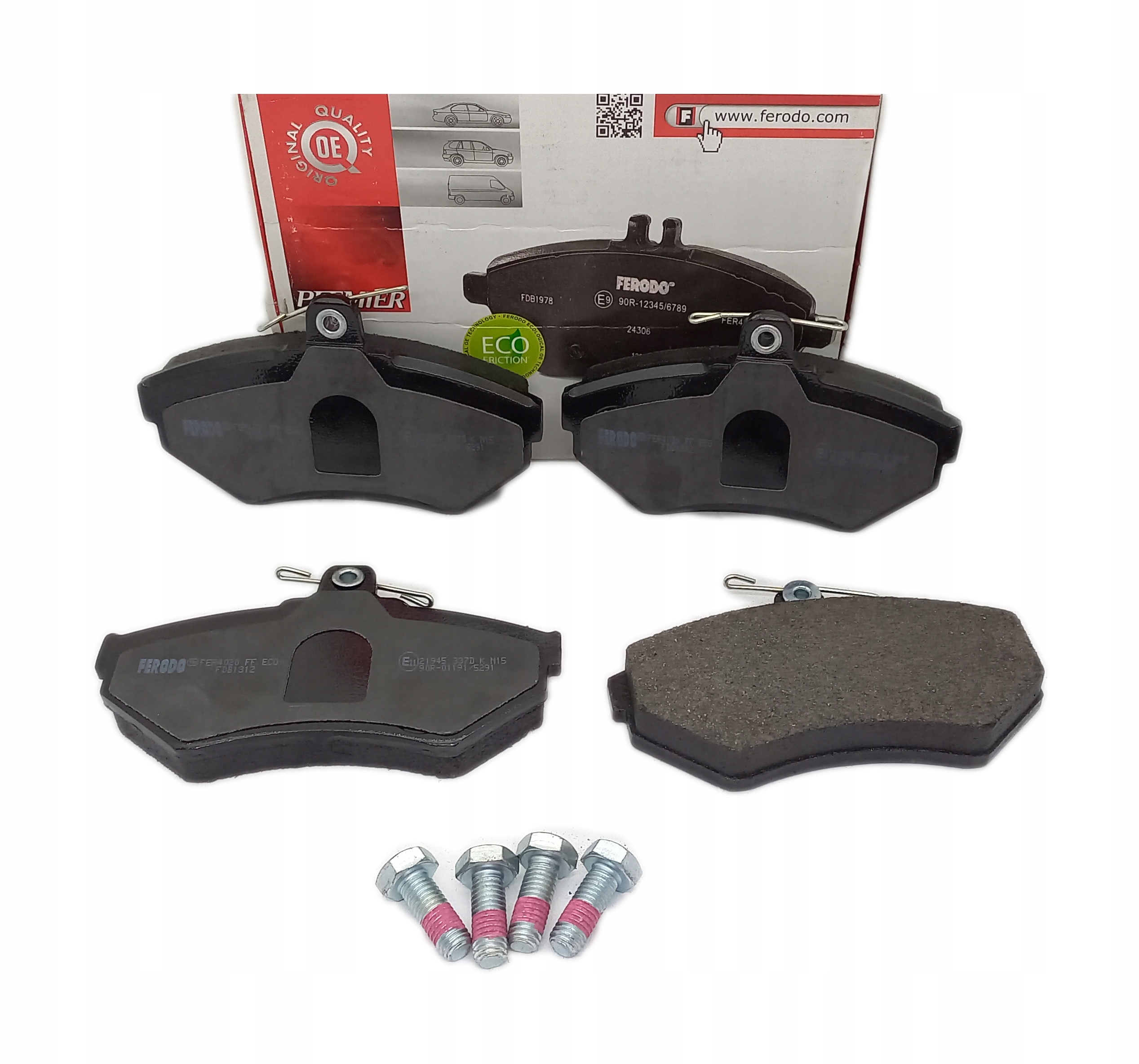 FDB1312 - Передні колодки GOLF 3 POLO PASSAT B4 Toledo CORDOBA