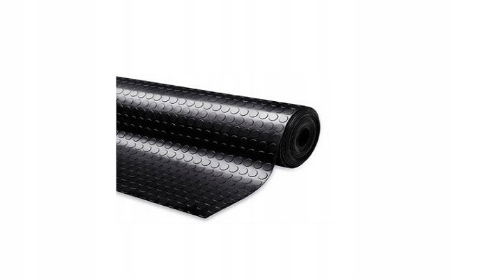 Wykładzina GUMOWA Mata Gumowa 1,5m Round Button Kółeczka 150cm Garaż Marka Vimar