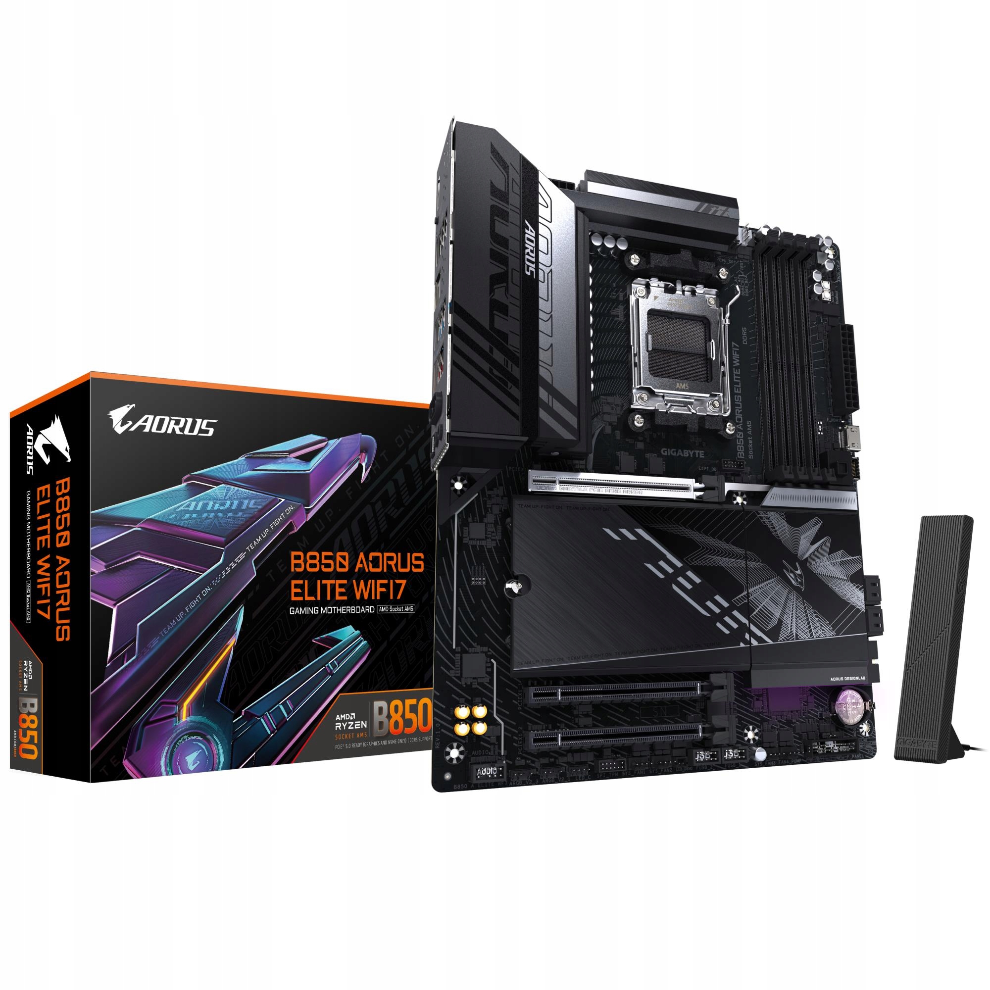 Základná doska Gigabyte Amd B850 SAM5 Atx Pamäť DDR5 Pamäťové sloty 4 B850AELITEW