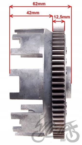 A5 - КОРЗИНА СЦЕПЛЕНИЯ ГОЛЫЙ ATV 250 ST-9E