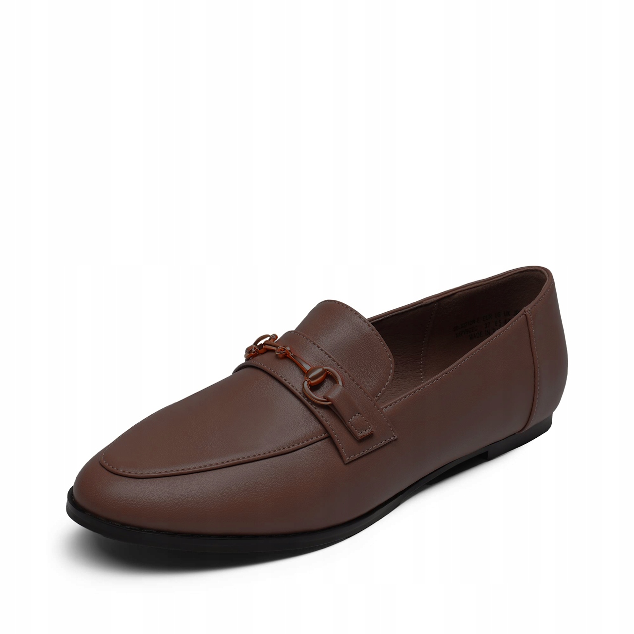 Dream Pairs Dámské kožené mokasíny pohodlné hnědé Velikost 40 Eur