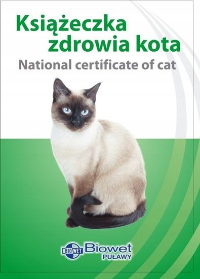 

Biowet Książeczka zdrowia kota