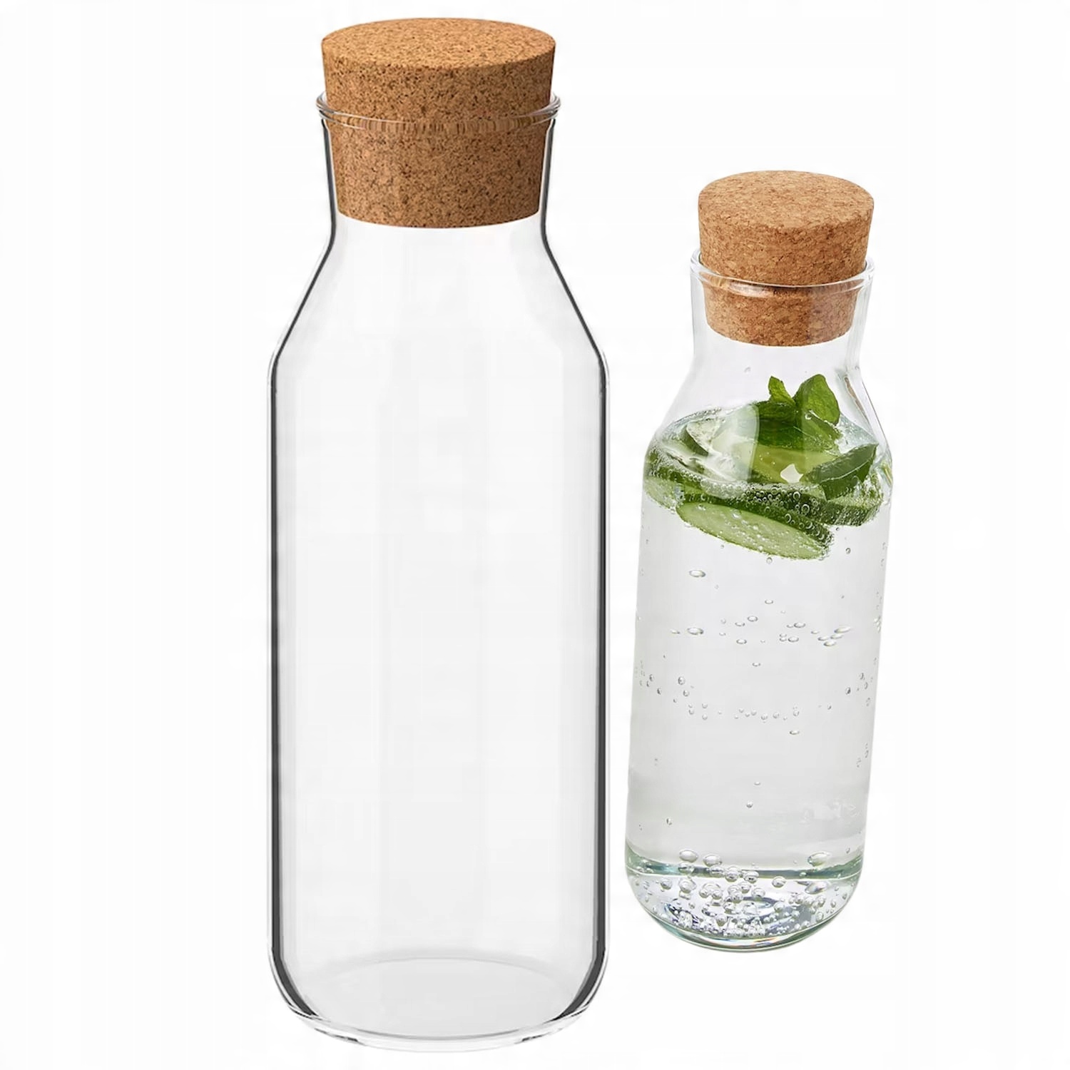 

Karawka Wazon Bezbarwny Z Korkiem 500ml Szklany