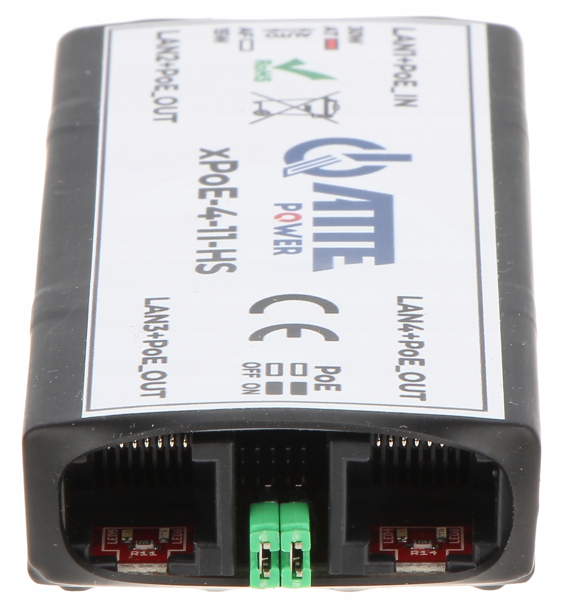 Switch PoE 4portový Extender Atte 10/100 Mbps xPoE-4-11A-HS