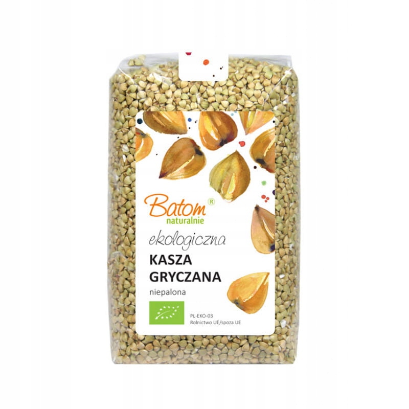 Levně 4x Batom Nepražená pohanková kaše Ekologická Bio 500 g Batom