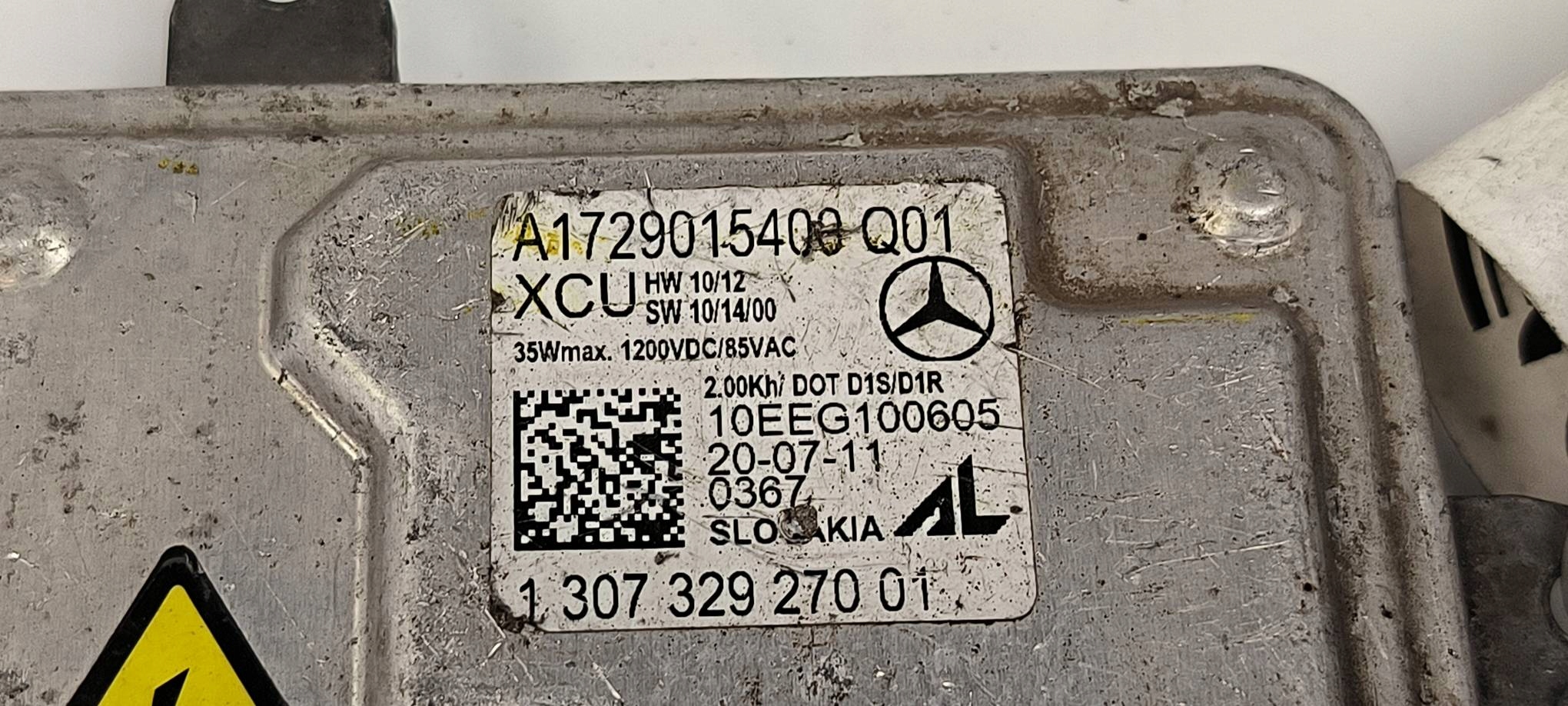 control unit 130732927001 MERCEDES W204