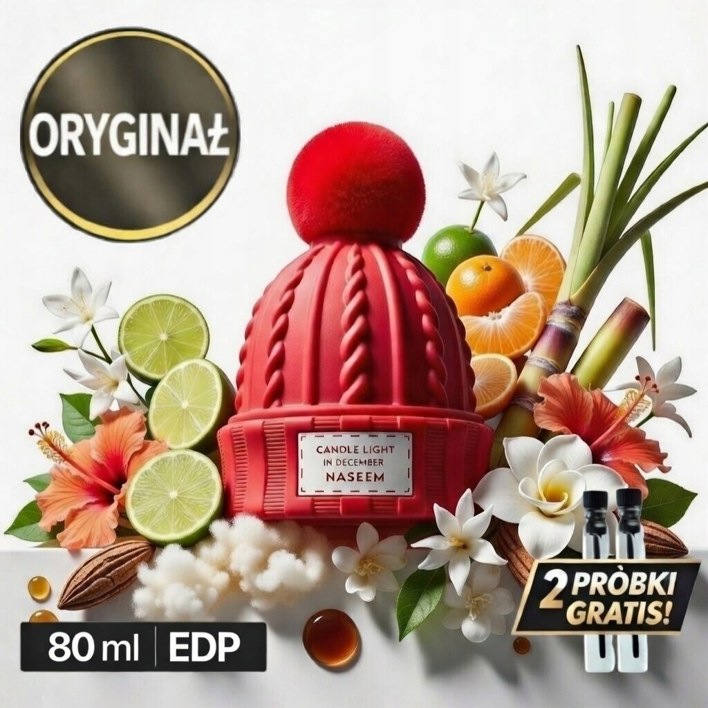 Parfém Candlelight in December Naseem 80 ml 2 vzorky Dárek