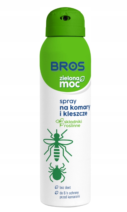 

Spray na komary i kleszcze Bros Zielona Moc