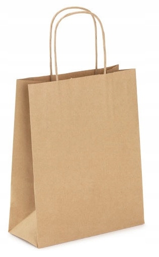 

Torba papierowa brązowa 18 x 8 x 22,5 cm, 20 szt