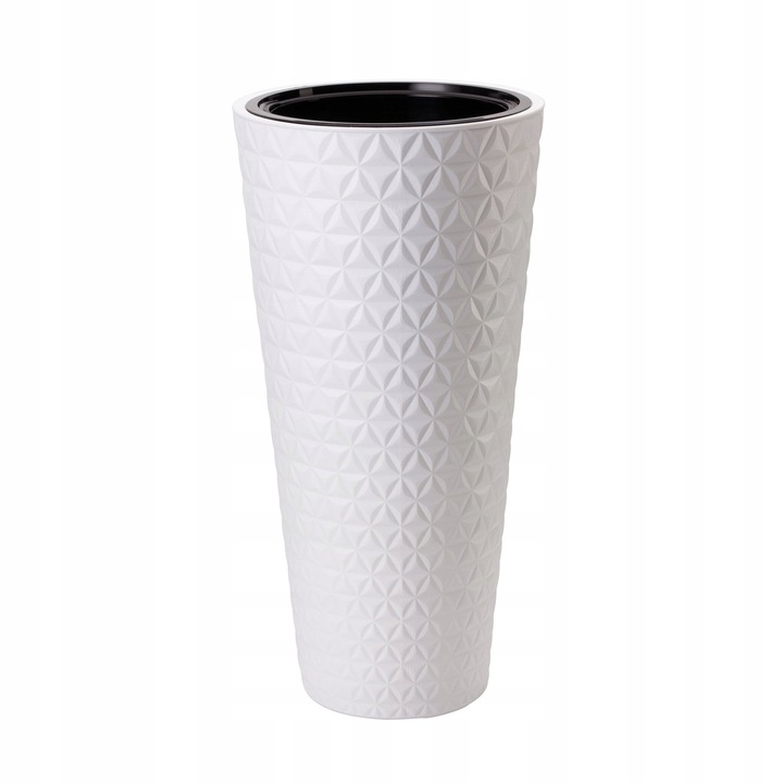 

Donica Diament Slim Z Wkładem 3D Biały H57 FI30