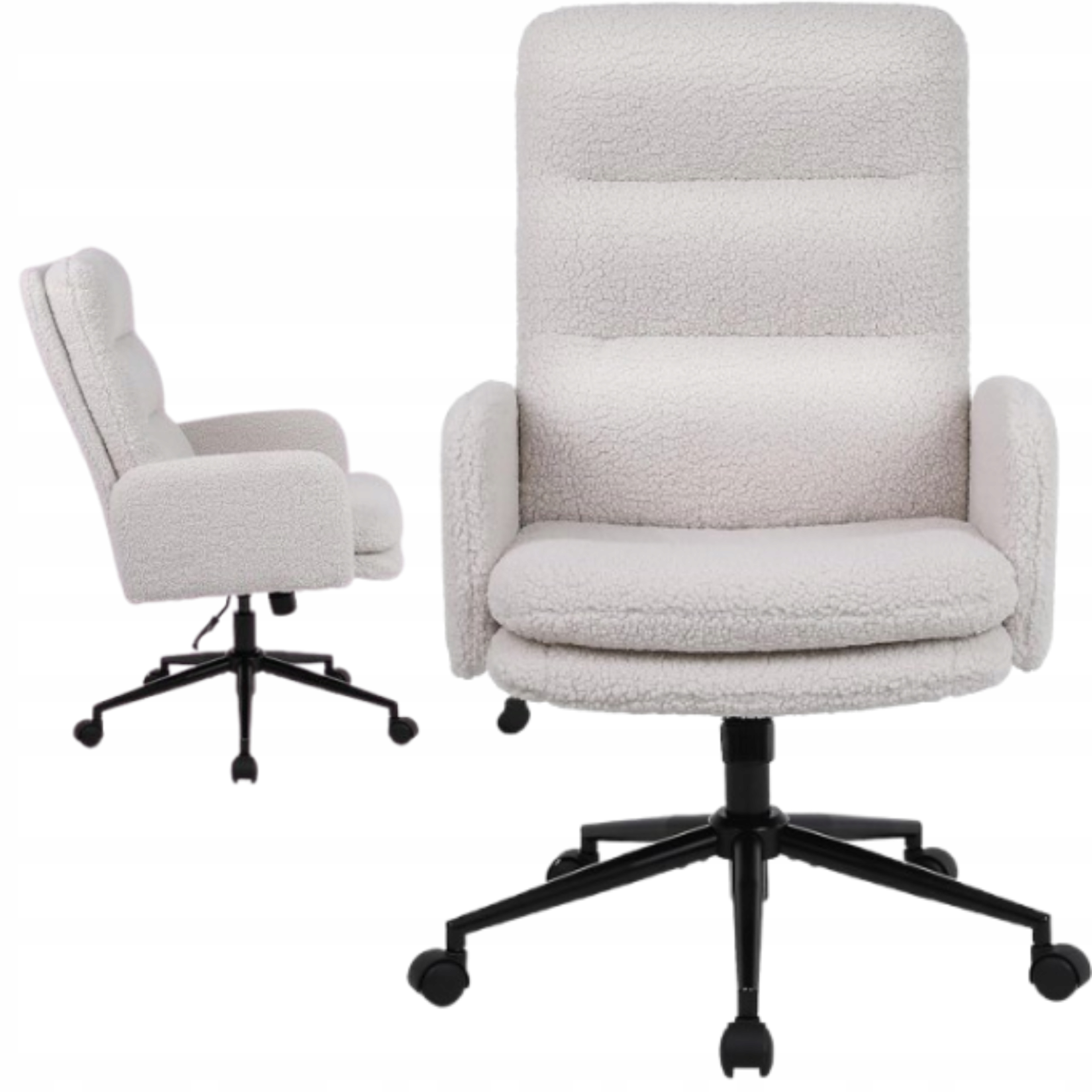 Otočné Kancelárske Kreslo Z Kašmíru, Ergonomické Vysoké Operadlo