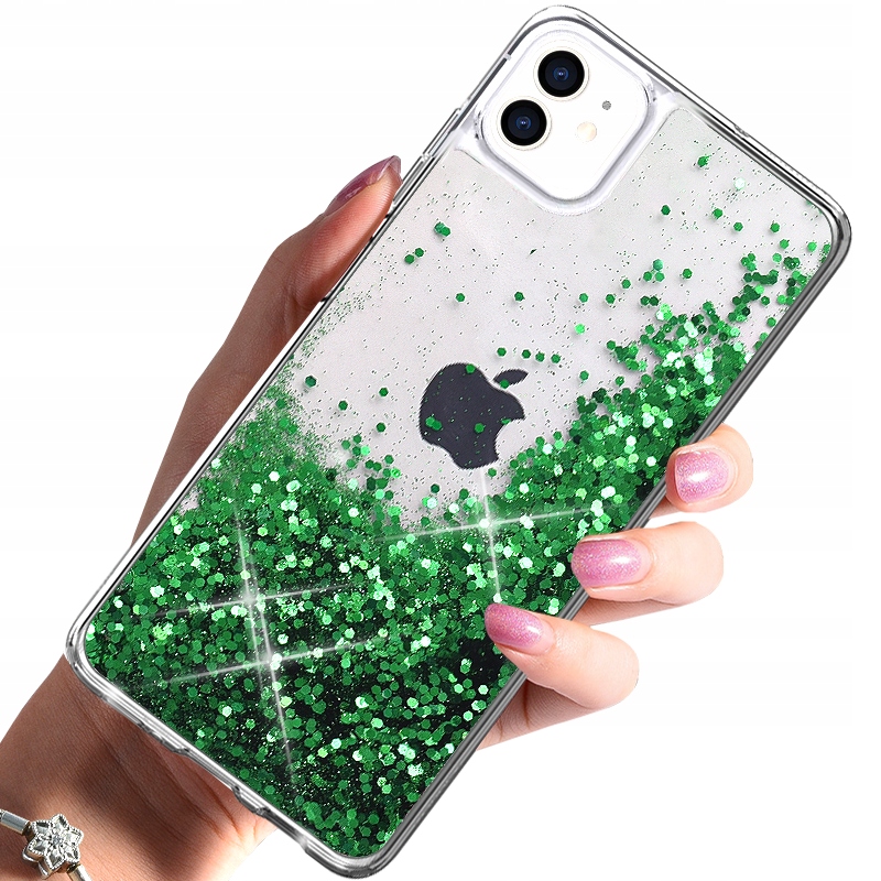 

Etui do iPhone 12 Brokat Pływający Case Szkło 9H