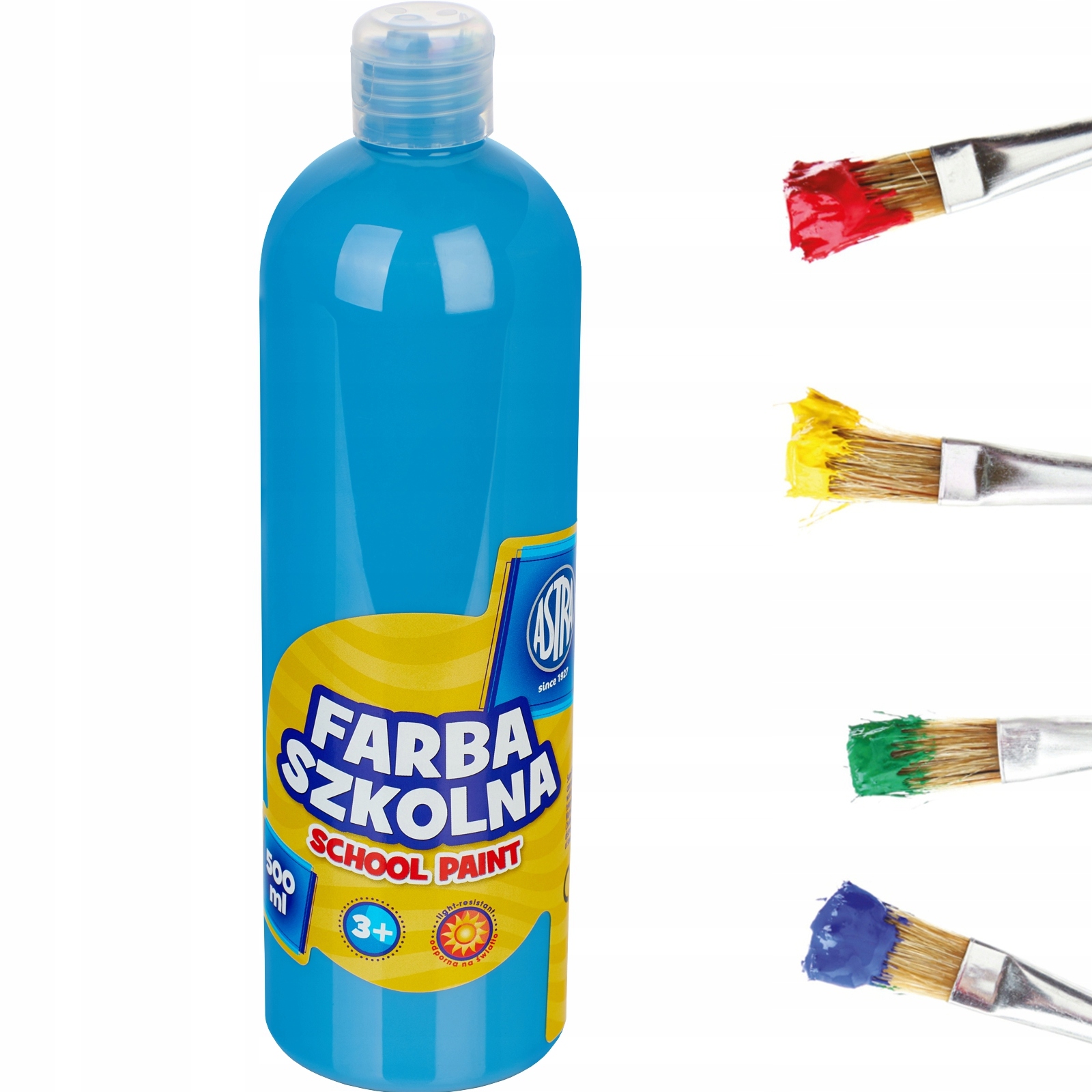 

Astra Farba Szkolna Plakatowa 500 ml niebieska