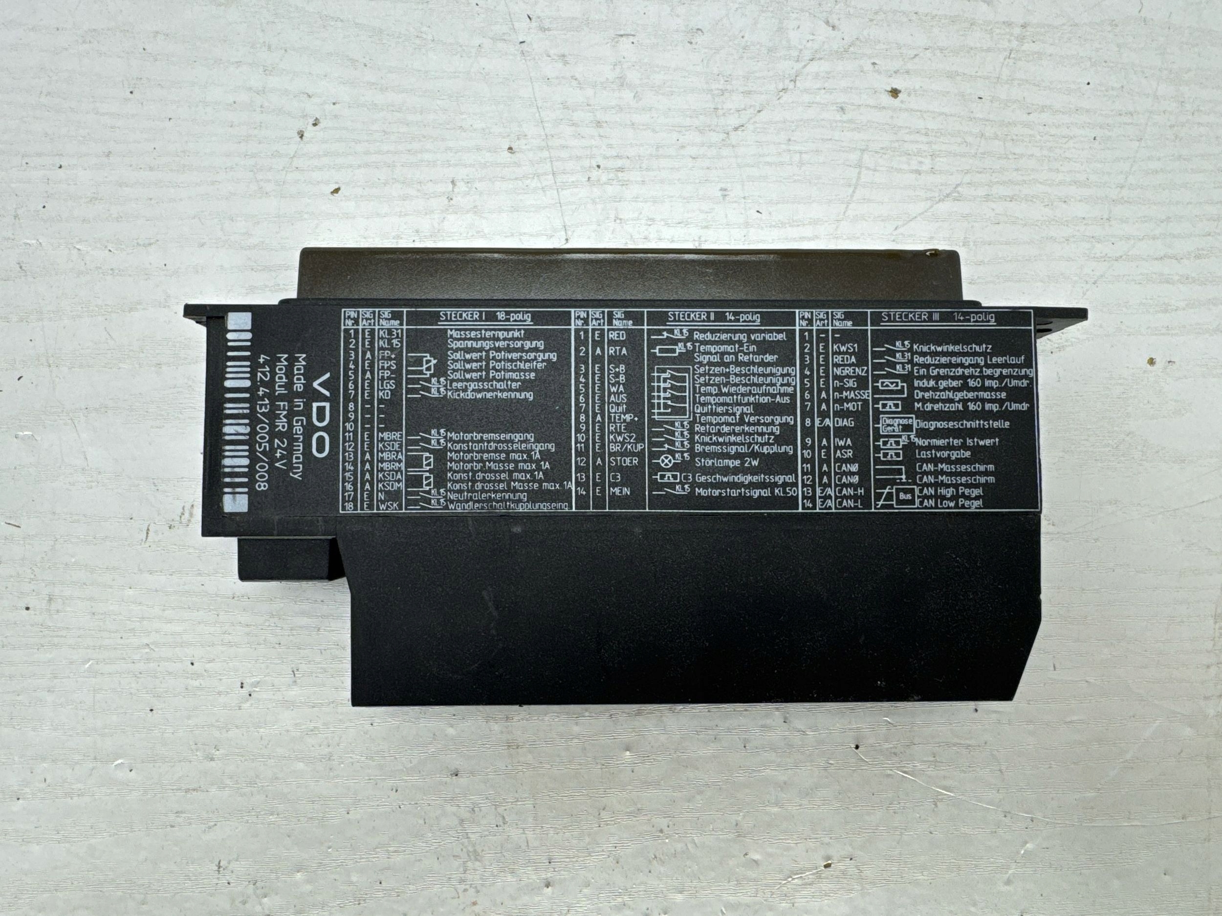 module control unit FMR 24V VDO MERCEDES 0004463602