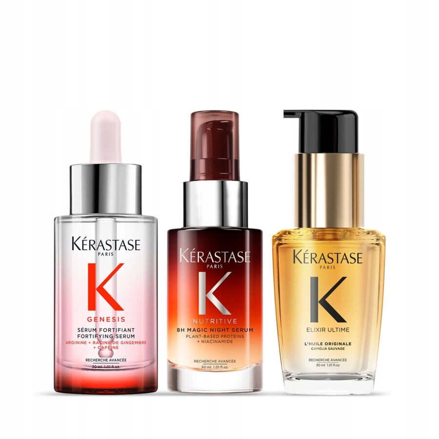 Zestaw Mini Travel Kerastase Trio Wzmocnienie, Nawilżenie i Nabłyszczenie