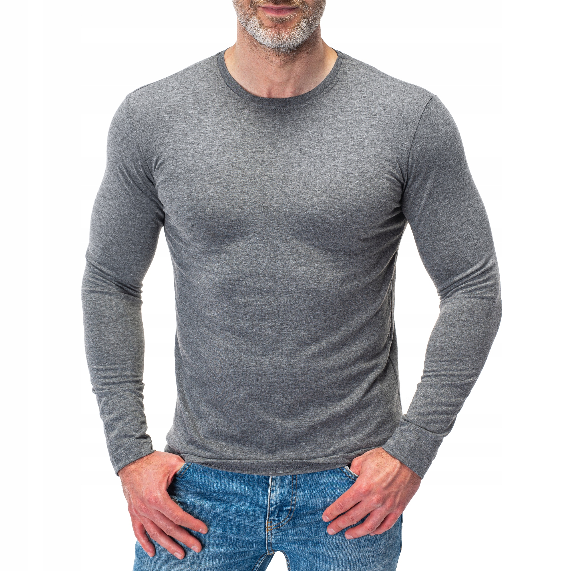 CX01 roz. XXL MĘSKA BLUZKA LONGSLEEVE DŁUGI RĘKAW