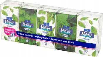 

Velvet Chusteczki 10X9 Mięta