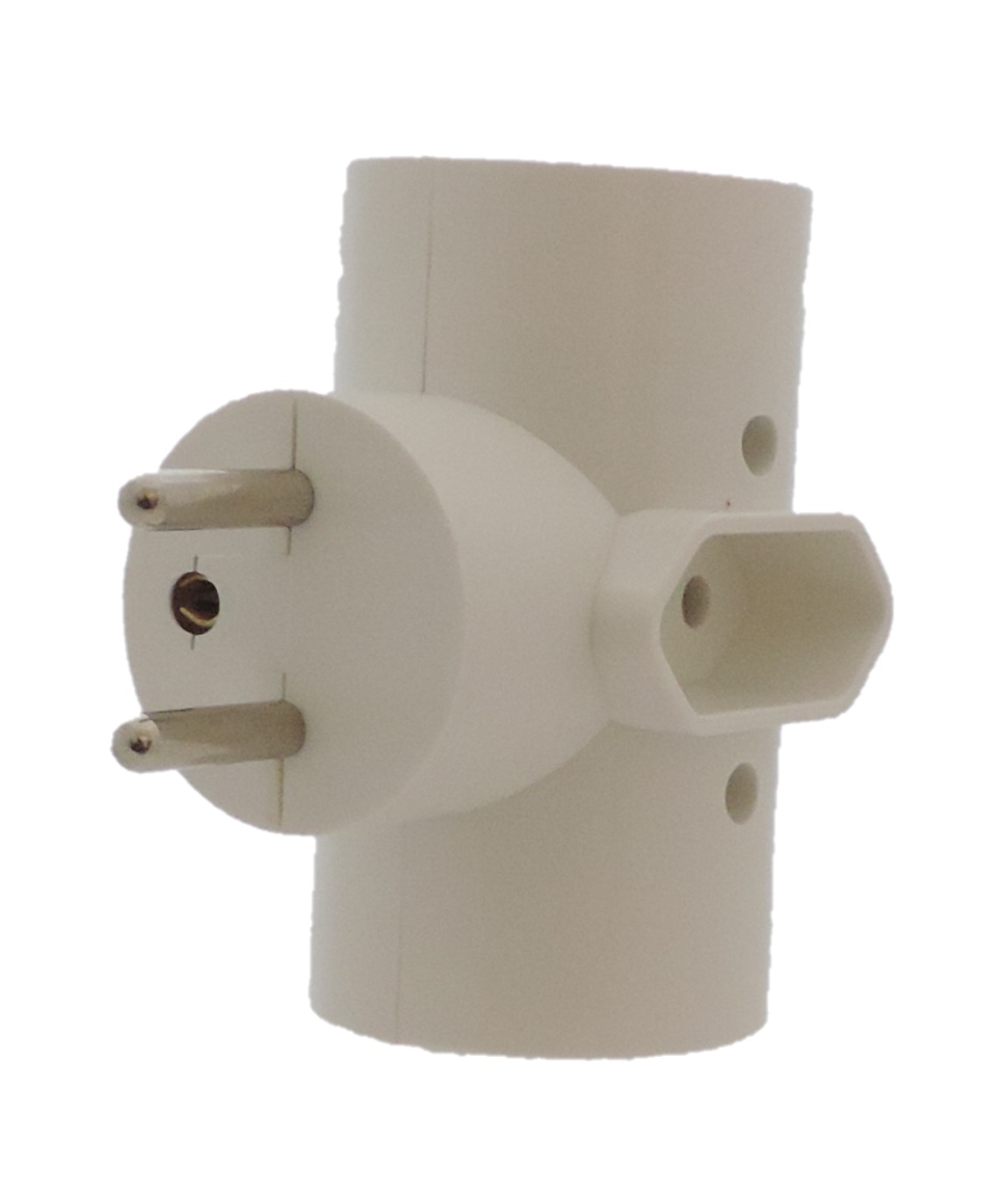 

Przejściówka Adapter Rozgałęziacz 16A Gniazdka x3