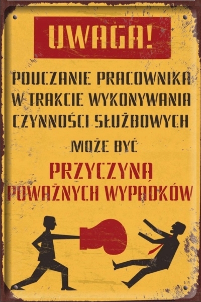 Tabliczka PRL 30x20 cm PRL11