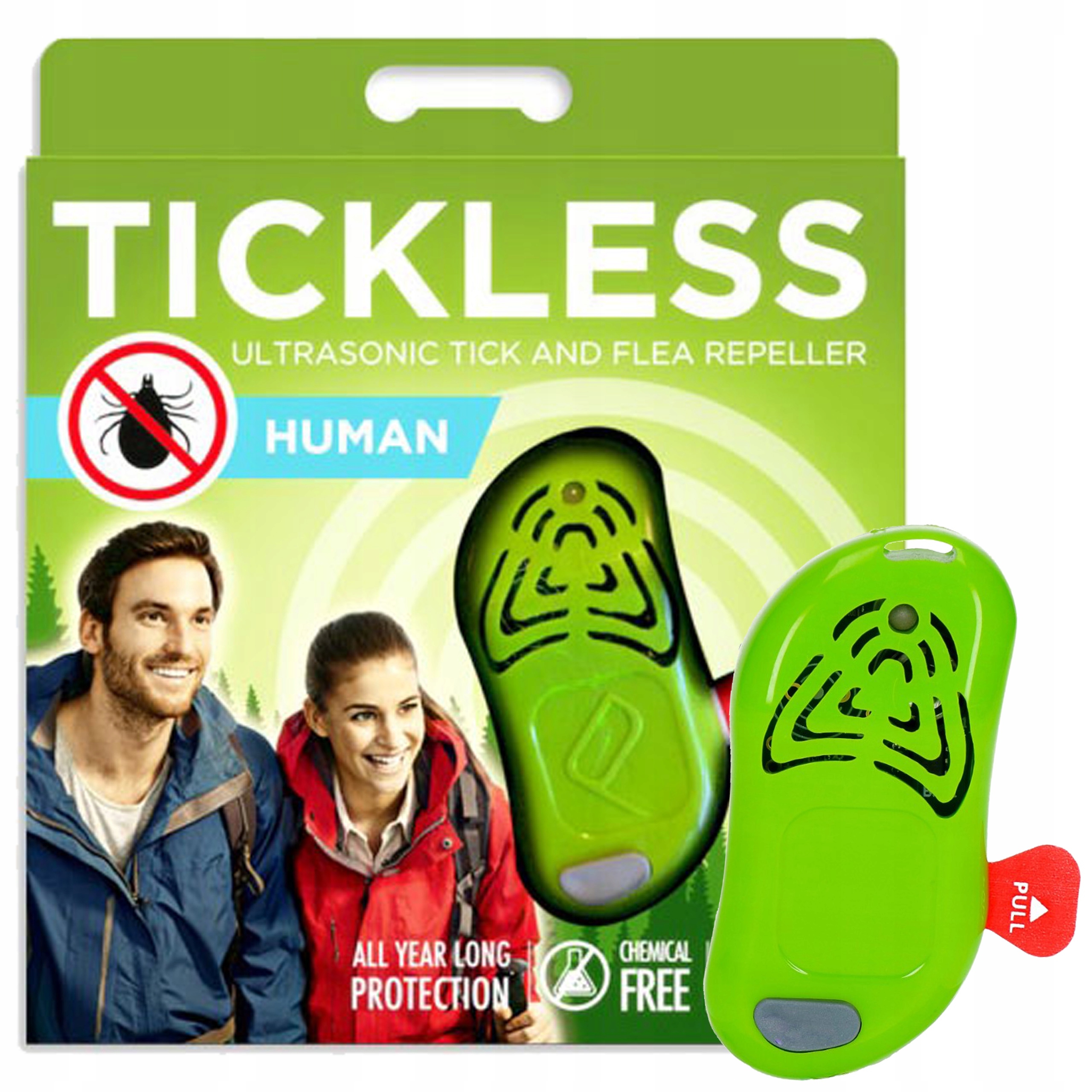 Tickless Odstraszacz Na Kleszcze Human Green Bezwonny Ultradźwiękowy