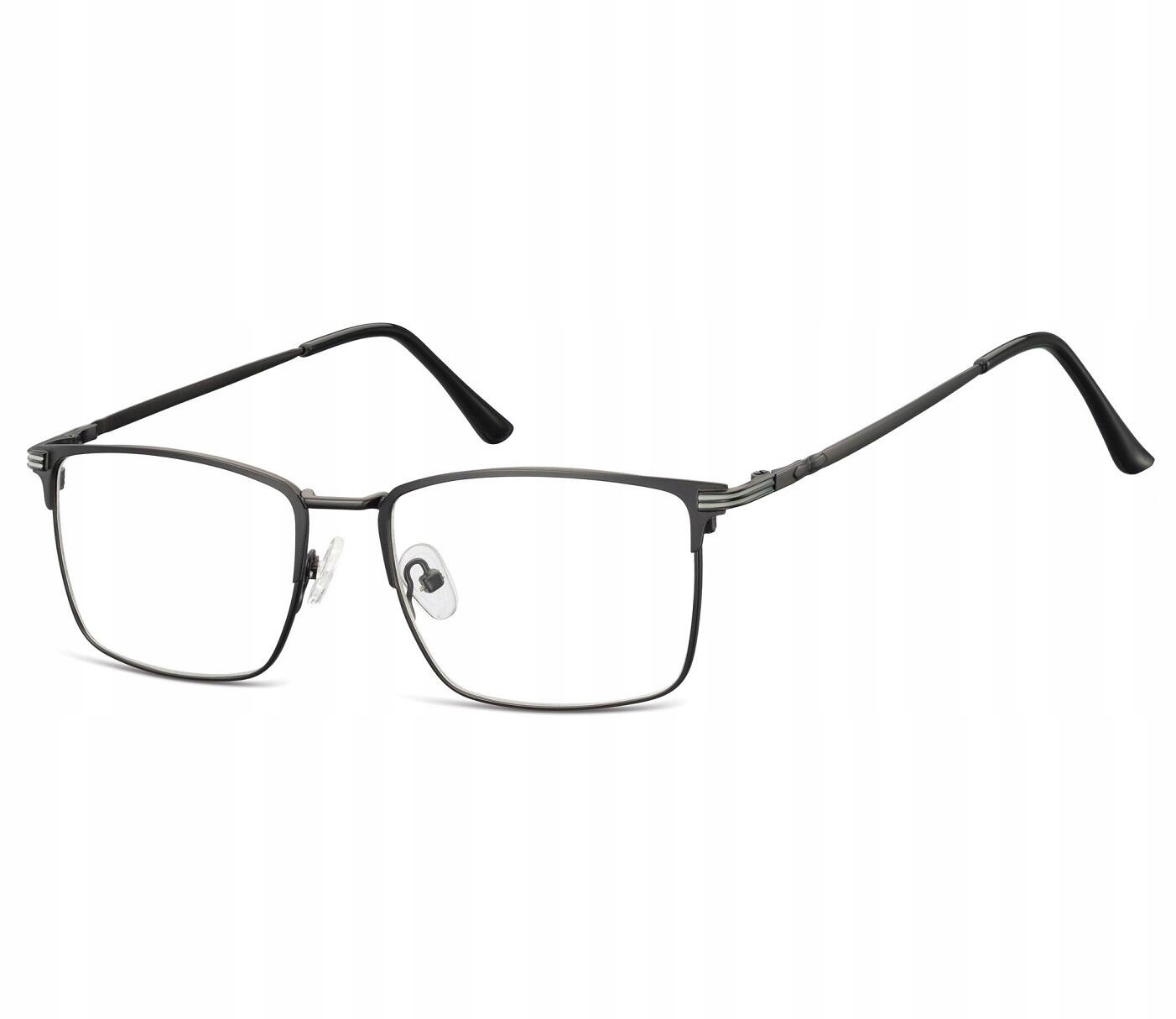 Brýle Nerd obdélníkové Korekční nuly Unisex