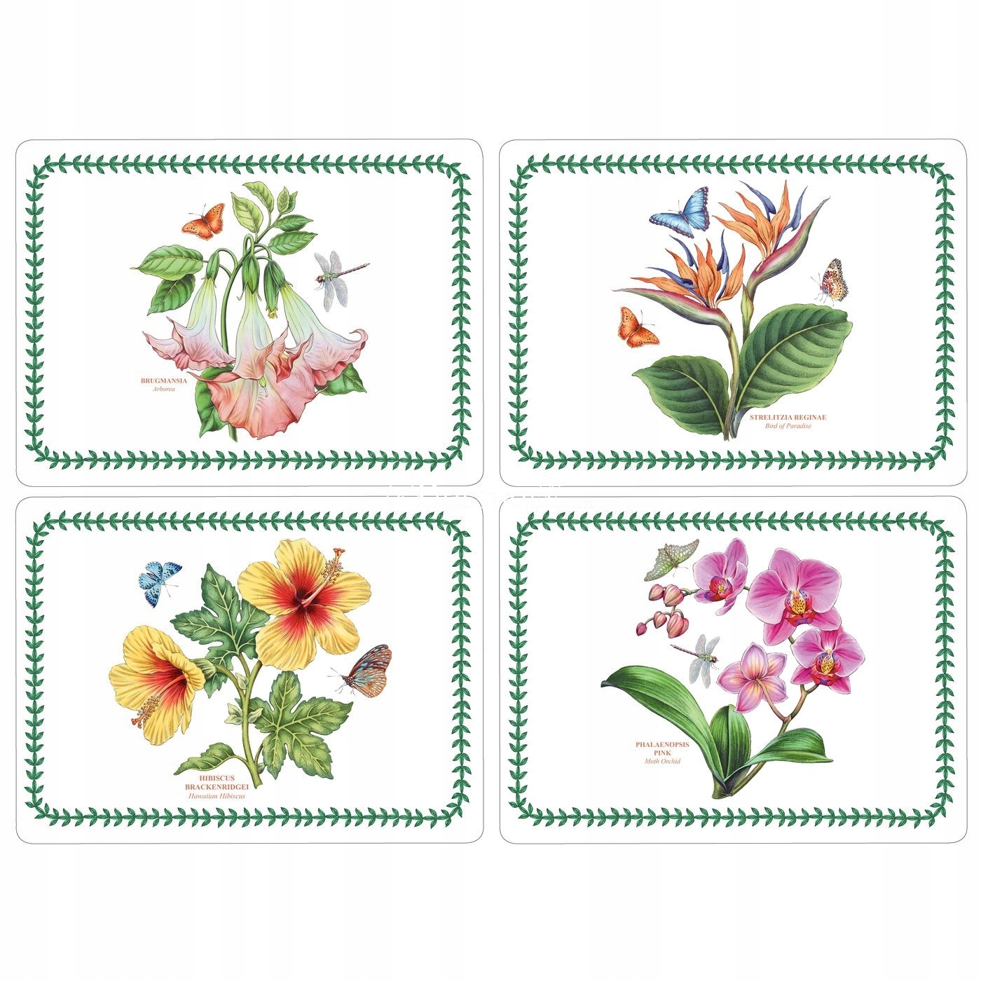 Korkové Podložky Pimpernel Veľké Exotic Botanic Garden Kvety Kpl 4 ks